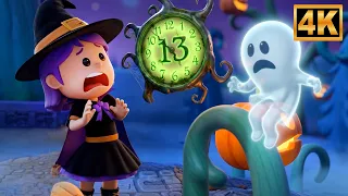 The Clock Has Struck 13 | Spooky Halloween Song for Kids
