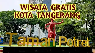 wisata gratis taman potret kota tangerang