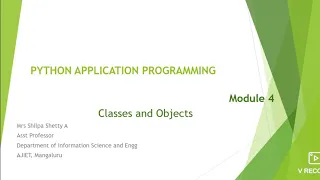 Python Application Programming