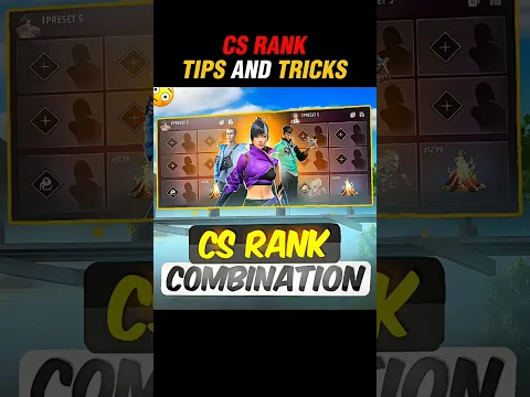 Best CS Rank Character Skill Combo💀🔥 | R_S GAMER