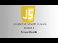 JavaScript in Telugu Arrays Objects 03 Tech Stack Telugu Tutorial 2024