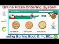 Online Pizza Ordering System Project in Spring Boot Spring C Java JSP Spring Boot Project
