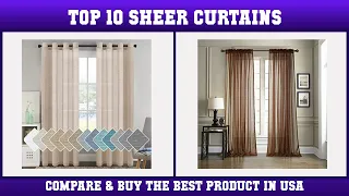 Top 10 Best Sheer Curtains to Buy on Amazon USA Price Review