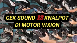 Download CEK SUARA 13 MACAM KNALPOT RACING DIMOTOR VIXION MP3