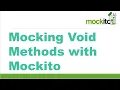 Mocking Void Methods with Mockito How to make mock to void methods with Mockito Mockito