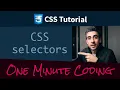 CSS Selectors - One Minute Coding