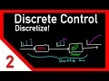 Discrete control Discretize Going from continuous to discrete domain