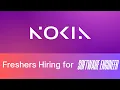 Nokia Mass Hiring Software Engineer Embedded Systems