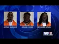 Three men charged with breaking into a UPS warehouse in Columbus