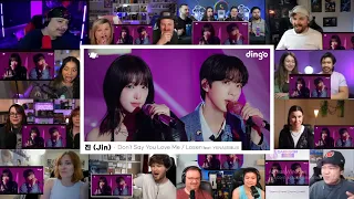 Download Jin (진) 'Don’t Say You Love Me' \u0026 'Loser' (feat. YENA (최예나)) on Dingo Live | Reaction Mashup MP3