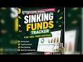 Sinking Funds Tracker Savings Goals Contribution Planner Dashboard
