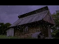 Download Lagu Relaxing Rain Sounds on a Tin Roof w/ Thunder for Sleep \u0026 Relaxation | 10 Hours Natural White Noise