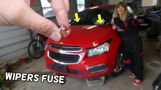 أين فتيل مساحات الزجاج الأمامي شيفروليه كروز 