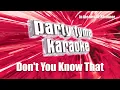 Luther Vandross - Don't You Know That (Karaoke Version)