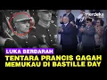 Download Lagu Tentara Prancis Luka Berdarah Tetap Gagah Pegang Pedang Depan Macron \u0026 Prabowo di Bastille Day