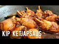 Lagu Kip in Ketjapsaus maken snel en makkelijk recept|Chicken in soy sauce is a quick and easy recipe|