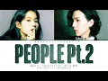 Agust D - People Pt 2 feat IU Color Coded Eng ShadowByYoongi