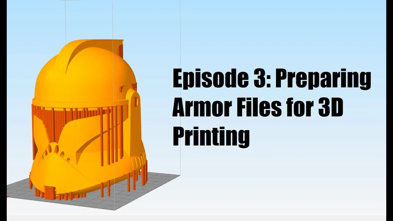 Making Clone Trooper Armor - Episode 3 - Preparing Armor Files for 3D Printing
