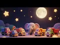 Goodnight, Little Toy Trucks and Baby Elephant | Nursery Rhymes & Kids Songs | Bedtime Lullaby