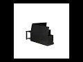 Linon Tobin Black Backless Nook - The Classy Home