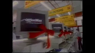 OfficeMax Taking it to the Max Desk and Case Commercial 1994