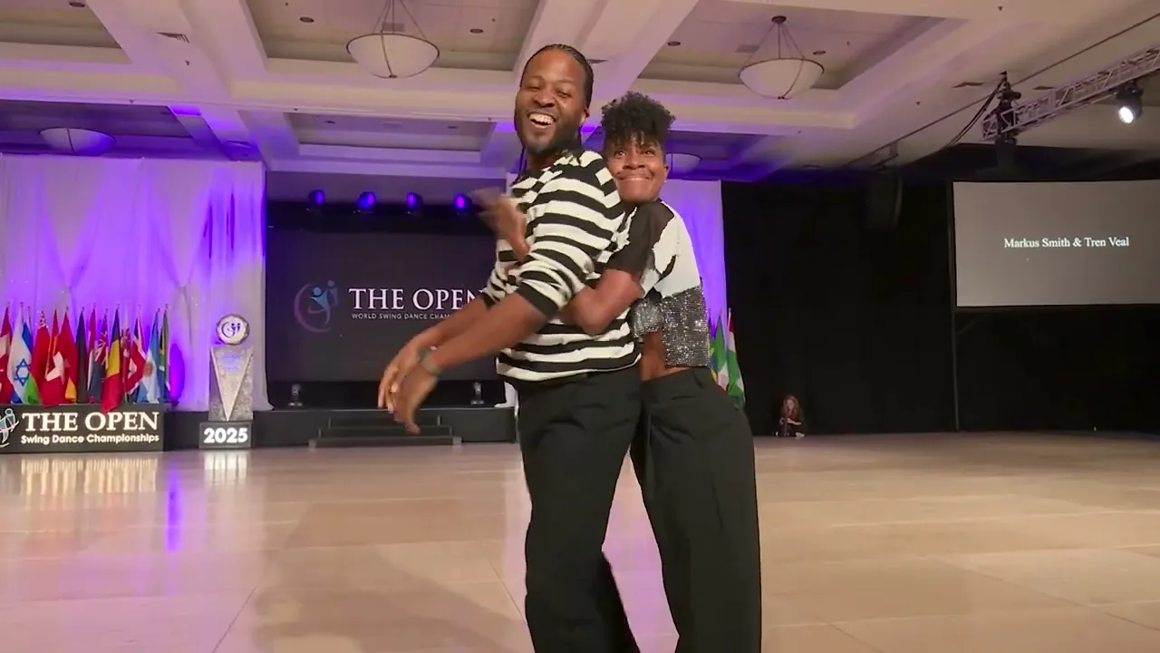 Markus Smith and Tren Veal - 1st Place Strictly Swing - Champions - The Open 2025