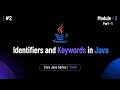 Identifiers and Reserved Words in Java Core Java Tutorial in Tamil BuiltBy Error