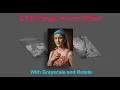 CSS Image Hover Effects - Style 1 Simple GrayScale and Rotate tutorial by html5 and css3