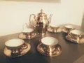 Bavaria Golden Gilt Gold Cup Tea cup 6 cups and a teapot