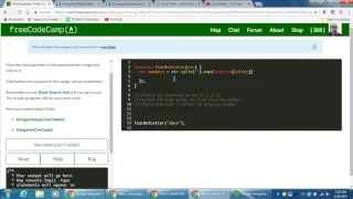 freeCodeCamp Missing letters