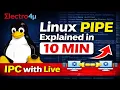 Linux PIPE Explained in 10 Minutes IPC with Live Example