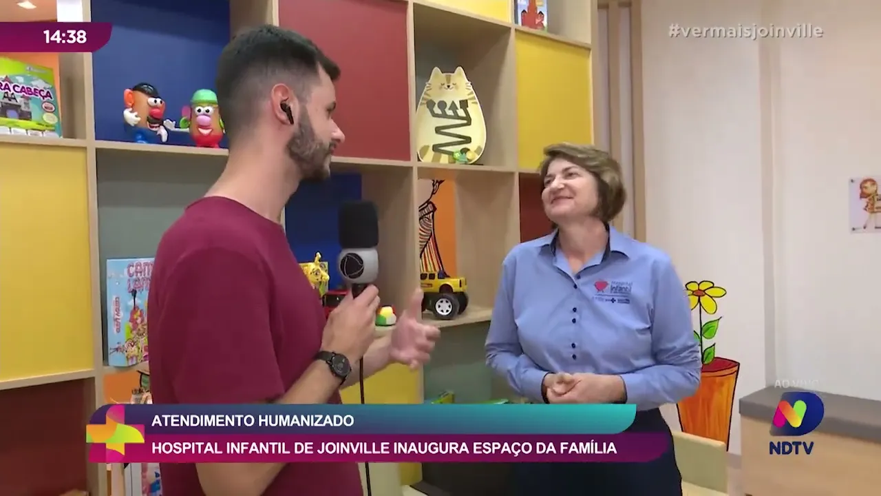 Atendimento humanizado: Hospital Infantil de Joinville inaugura Espaço Família