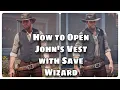 RDR2 How to Open John s Rancher Vest with Save Wizard