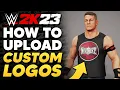 WWE 2K23 How To Upload Custom Images Tutorial