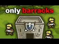 Can you beat Kingdom Rush with ONLY BARRACKS