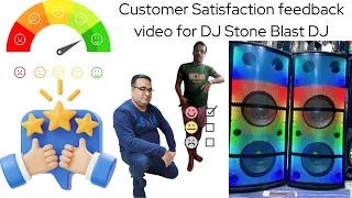 Download Customer feedback video of DJ Stone Blast 15inch multimedia DJ tower speaker  #customerexperience MP3