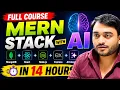 Mern Stack With Gen AI Full Course 2026 React MongoDB Express Node JS Complete Course in Hindi