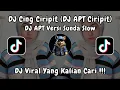 DJ CING CIRIPIT LIRIK || DJ APT VERSI SUNDA || DJ APT CIRIPIT VIRAL TIKTOK TERBARU 2024