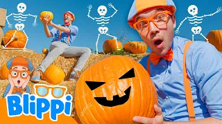 Blippi’s Pumpkin Carving & Corn Maze Fun! 🎃