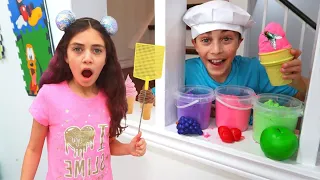 Heidi & Zidane की आइसक्रीम दुकान बनाम मक्खी शरारत | बच्चों की कहानी 🍦