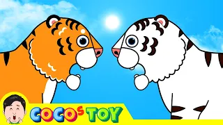 Download The tiger brothers were brave!ㅣanimals cartoon for kidsㅣCoCosToy MP3