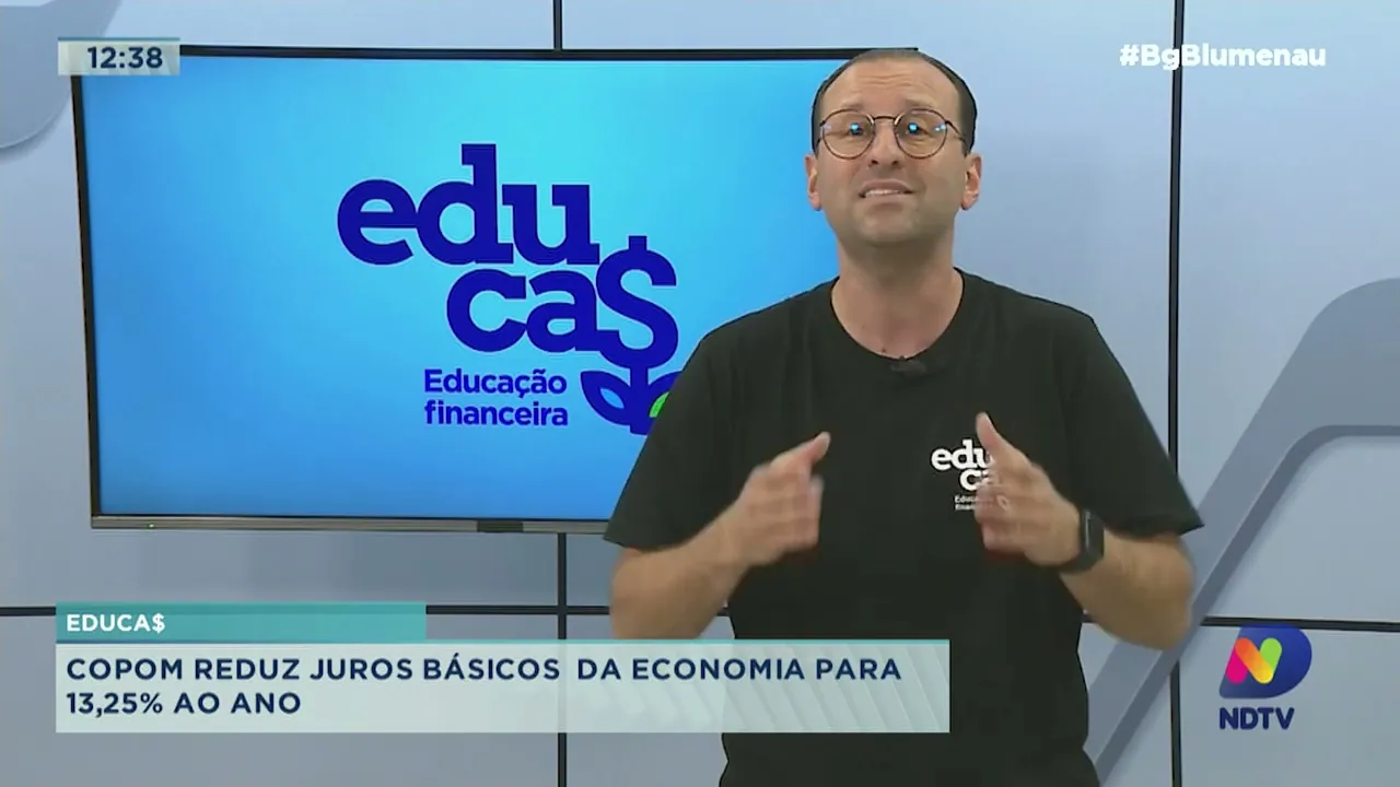 Educa$: Copom reduz juros básicos da economia para 13,25% o ano