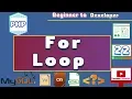For loop Types of Loops PHP tutorials for beginners - 22 HINDI