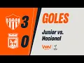Junior vs Nacional goals Liga BetPlay Dimayor 2026-1 Final - First Leg