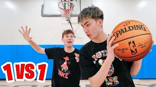 ricegum vs jesser insane 1 vs 1 basketball challenges 