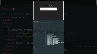 How to reverse a string in JavaScript visual reverse