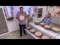 Temp-tations Old World or Floral Lace Centerpiece Platter on QVC