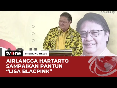 Airlangga sambut Prabowo dengan Pantun 'Lisa BLACKPINK' saat Buka Rapimnas Golkar
