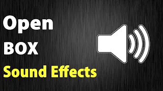 Open Box Sound Effect Sound Effects For Editor Soundeffects 