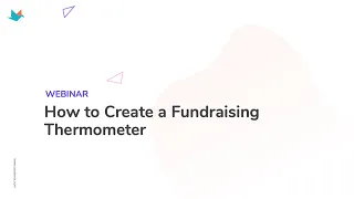 How to Create a Fundraising Thermometer